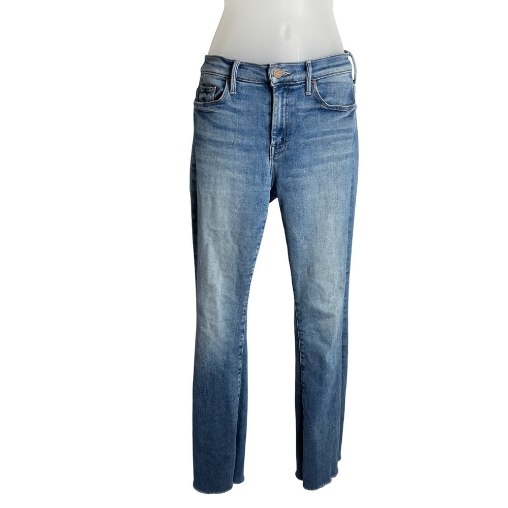 Mother | The Weekender Fray Jeans Medium Wash High Rise Flare | Size 28 - Picture 2 of 10